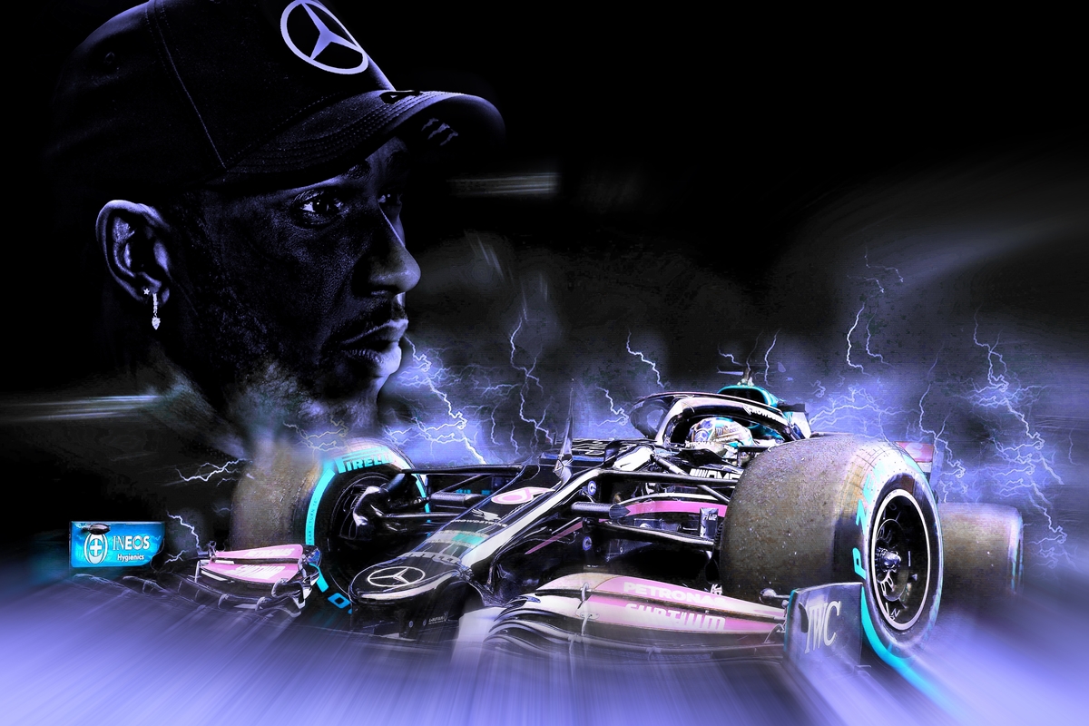 Lewis Hamilton - Formel 1 Poster von DeVerviers | Printler
