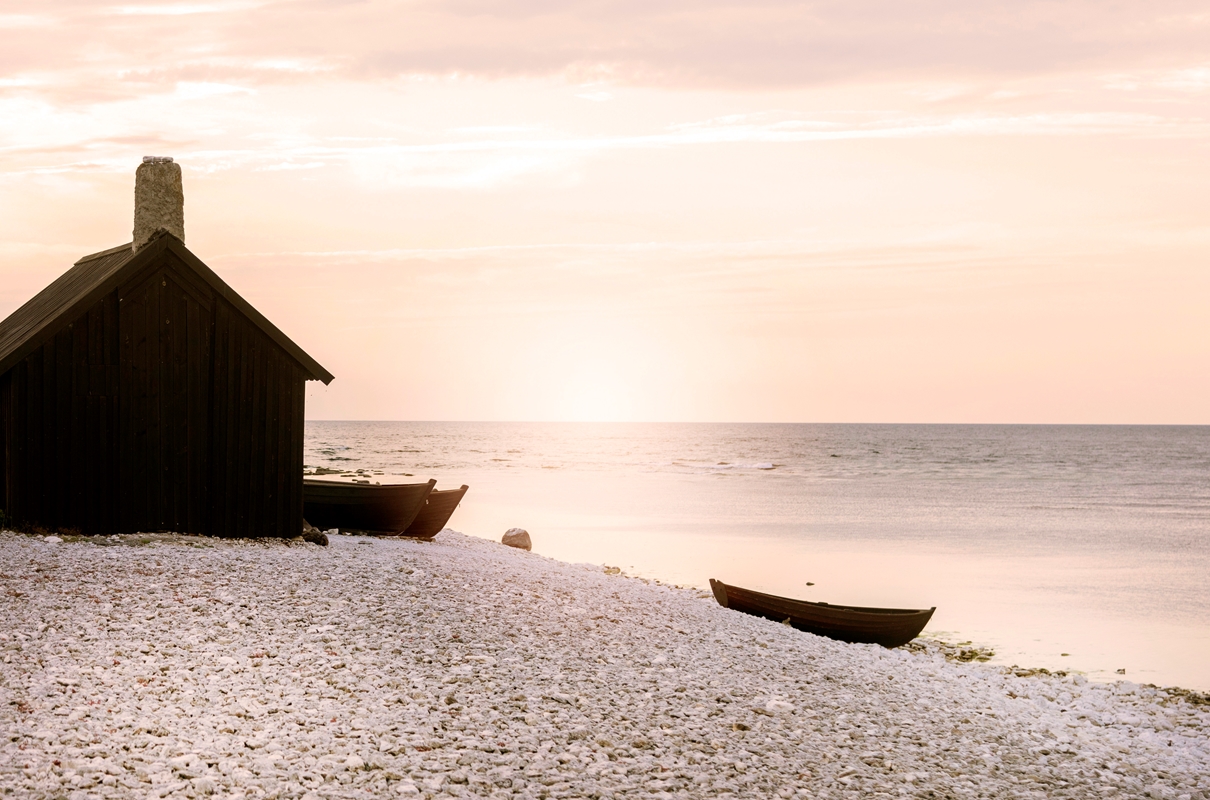 Tramonto sul mare poster & stampe di Åsa Lännerström - Printler