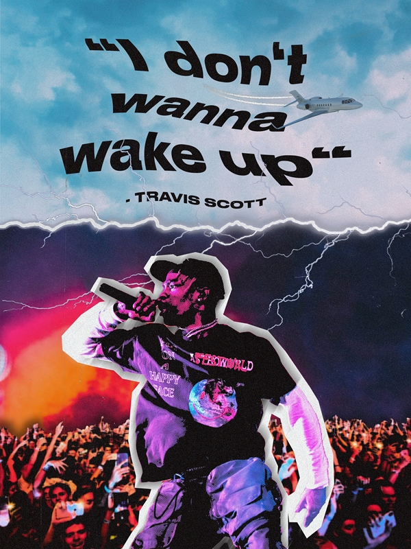 Travis Scott Poster poster & stampe di Morten Conrad - Printler