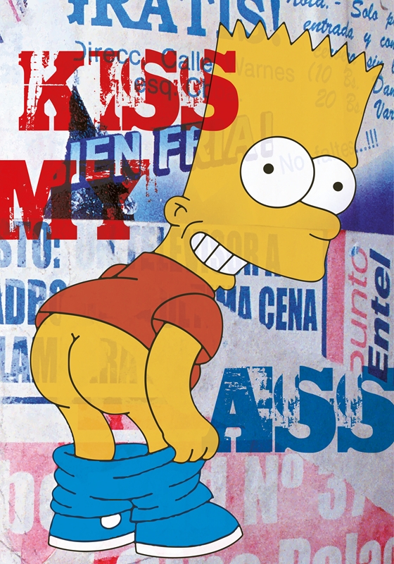 Popkunst - Bart Simpson plakat af kathrin - Printler