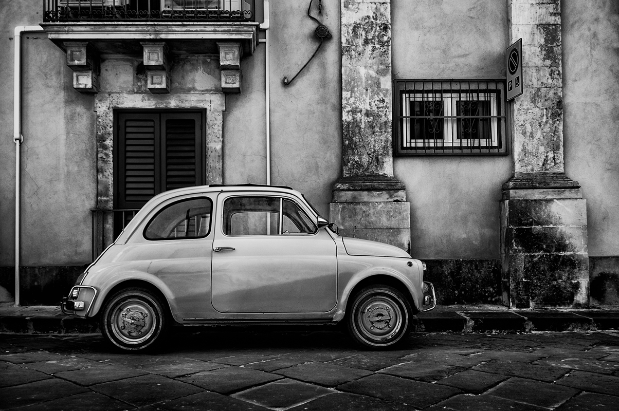 Fiat 500 Poster von Antonino Printler | Caldarella