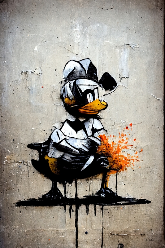 Blütenballoon x Banksy affiches et impressions par Daniel Decker