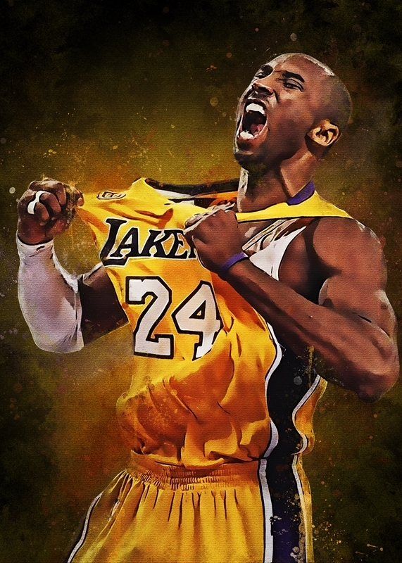 Kobe Bryant plakaty & art prints autorstwa MUH ASDAR - Printler