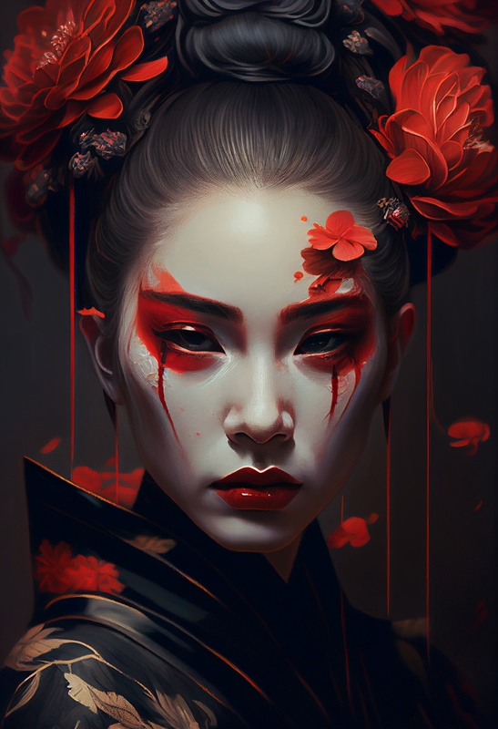 Gothic Geisha by rikelee