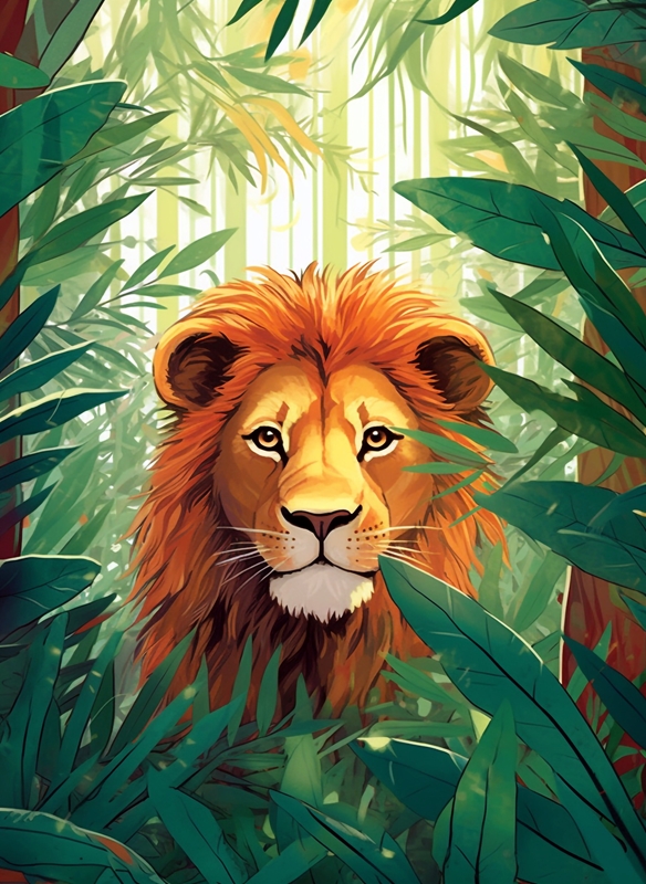 Max von im Dschungel Der | Printler Poster Ronn Löwe