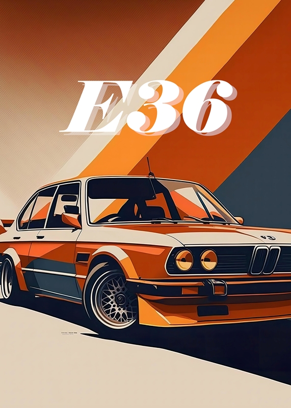BMW E36 posters & prints by Robert Brinkmann - Printler