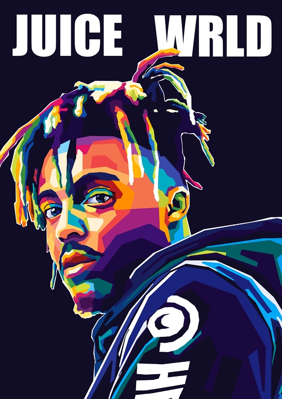 Juice Wrld Pop Art posters & prints by Al Basith - Printler