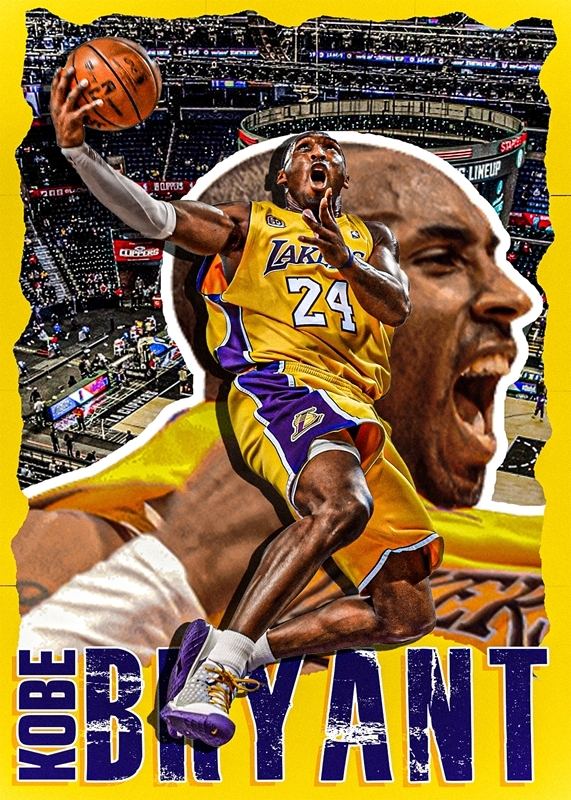 KOBE BRYANT ポスター Kobe Bryant Signature Wall Art – Hyped Art