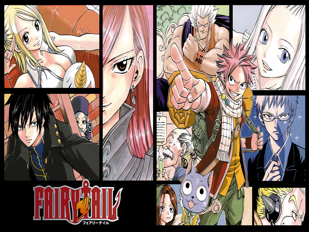 Fairy Tail Guild Anime Manga Art Print Poster, Various sizes from