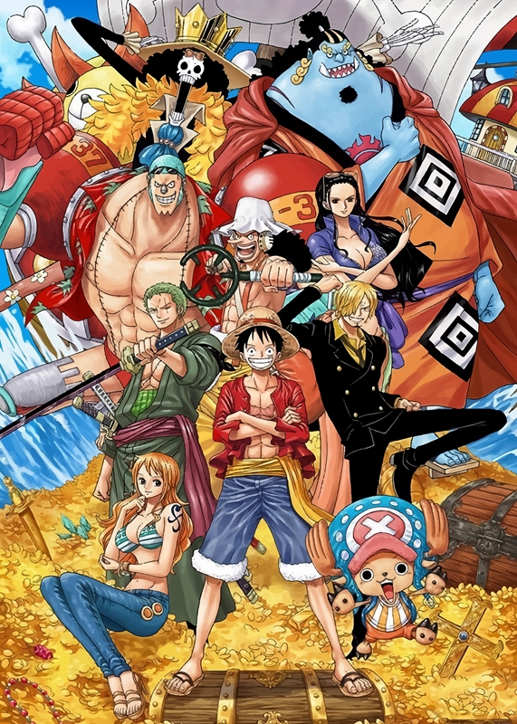one piece poster  Anime One Piece Poster The Straw Hat Pirates