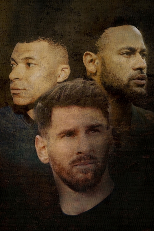 MBAPPE + MESSI + NEYMAR pósteres y Art Prints de Pierre Angell - Printler