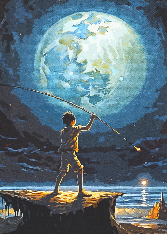 Moon Reacher posters & Art Prints de Edi - Printler