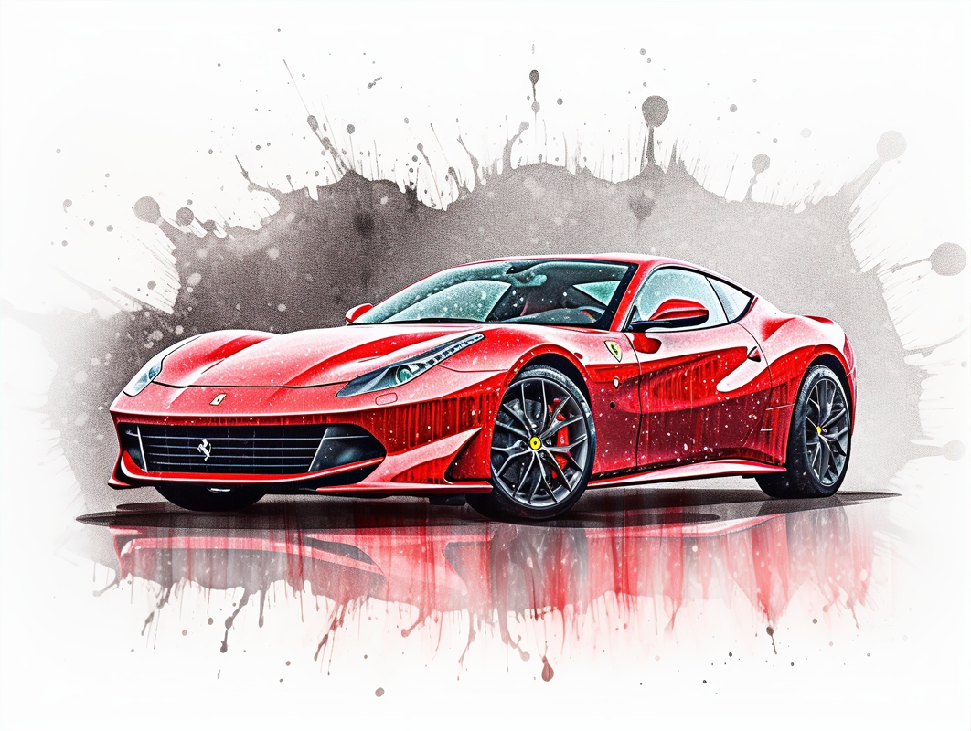 Ferrari Car Auto affiches et impressions par Robert Brinkmann - Printler