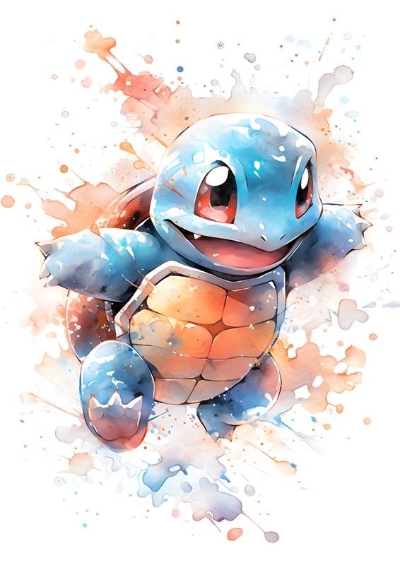 pokemon squirtle posters & prints by Hachico