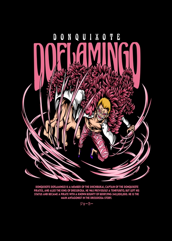 Doflamingo 002, an art print by stjarnskrik - INPRNT