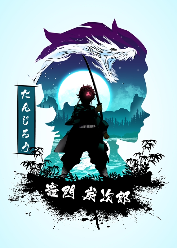 Demon Slayer posters & prints by NES - Printler