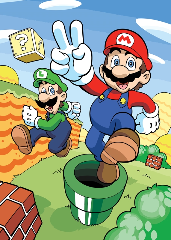 Gioco di Super Mario Bros poster & stampe di Dolazi Novac - Printler