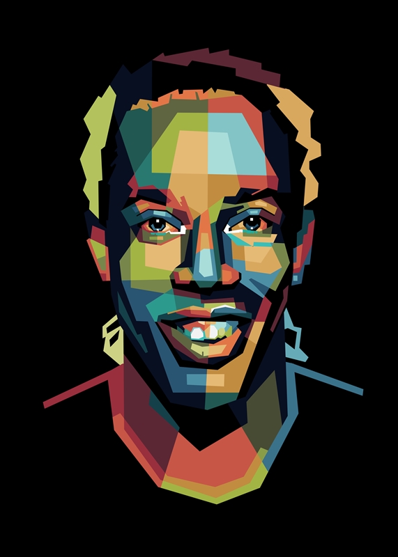 Ronaldinho wpap art posters & prints by AD art - Printler