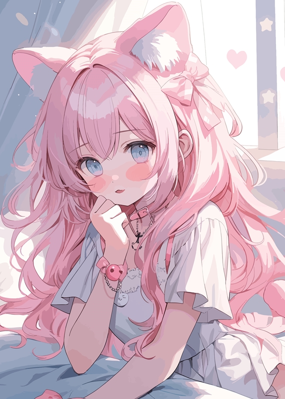 Cute anime posters & prints by Anime Cute Girl