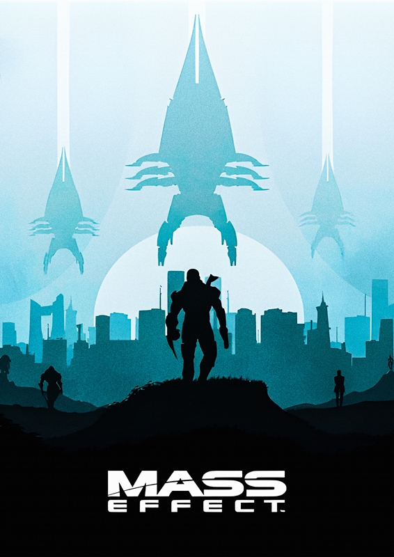 Mass Effect Minimalist Posters Prints By Perry Erin Printler