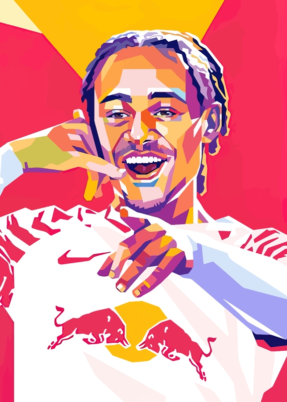 Xavi Simons Pop Art Posters Prints By Surya Clingy Printler