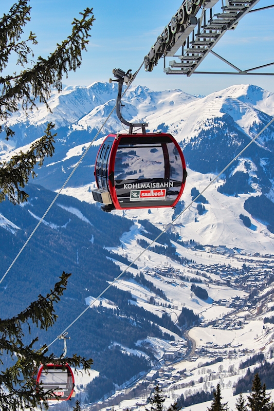 View over Saalbach-Hinterglemm posters & prints by Markus Sandner ...